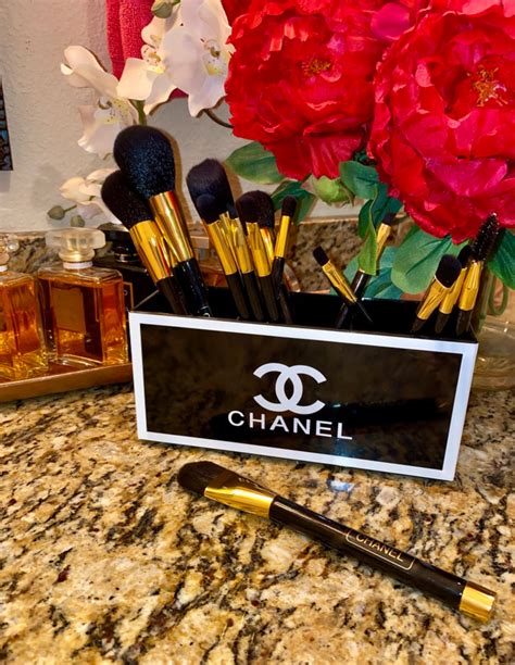 chanel inspired brush holder